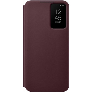 Samsung Ef-Zs906Ceegee Samsung Smart Clear View Cover Galaxy S22+ 5G Burgundy
