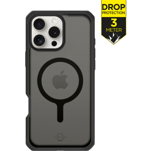 Itskins Level 2 Hybridmagfrost_R For Apple Iphone 16 Pro Black