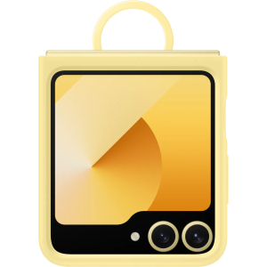 Samsung Ef-Pf741Tyegww Samsung Silicone Cover With Ring Galaxy Z Flip6 Yellow