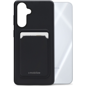Mobilize Rubber Gelly Card Case Samsung Galaxy A16 4G/5G Matt Black