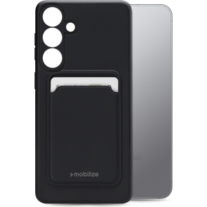 Mobilize Rubber Gelly Card Case Samsung Galaxy S25+ 5G Matt Black