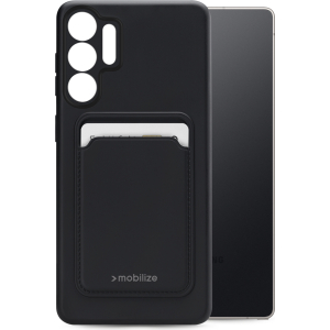 Mobilize Rubber Gelly Card Case Samsung Galaxy S25 Ultra 5G Matt Black