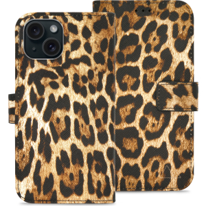 My Style Flex Wallet For Apple Iphone 13/14/15 Wild Leopard