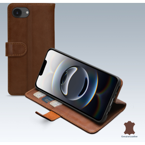 Mobilize Leather Wallet Apple Iphone 16E/17E Brown