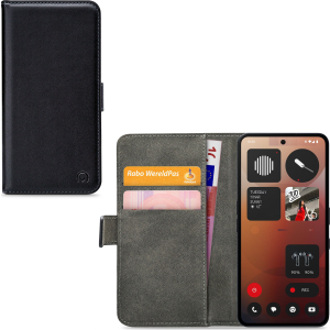Mobilize Classic Gelly Wallet Book Case Nothing Phone (3A) Pro Black