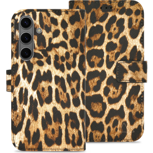 My Style Flex Wallet For Samsung Galaxy S24 5G/S25 5G Wild Leopard