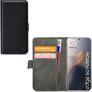 Mobilize Classic Gelly Wallet Book Case Motorola Edge 60 Fusion Black