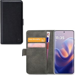Mobilize Classic Gelly Wallet Book Case Motorola Edge 60 Pro Black