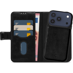 Mobilize 2In1 Magsafe Compatible Gelly Wallet Case Apple Iphone 17 Pro Max Black