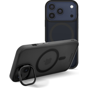 Mobilize Magsafe Compatible Hybrid Pro Case With Camera Stand Apple Iphone 17 Pro Black