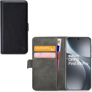 Mobilize Classic Gelly Wallet Book Case Oppo Find X9 Pro Black