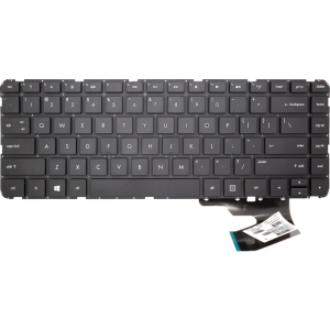 Toetsenbord HP Sleekbook 14-B QWERTY US Zwart