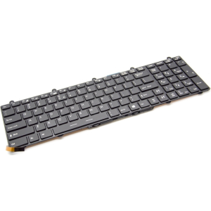 MSI Toetsenbord Zwart US Qwerty met backlit