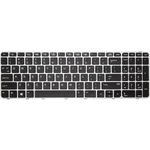 HP Elitebook 755 G3 Toetsenbord US Qwerty met frame en backlit