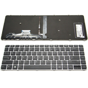 HP Elitebook Folio 1040 G3 Toetsenbord US Qwerty with frame and backlit