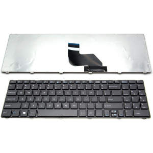 Medion Akoya Toetsenbord QWERTY zwart met frame
