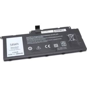 Replacement accu voor Dell 14,8V 3900mAh