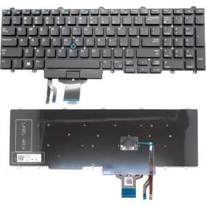 Dell Latitude Toetsenbord US Qwerty Zwart