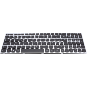 Lenovo Toetsenbord Zwart/Zilver BE AZERTY