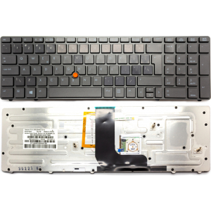 HP Elitebook Toetsenbord Zwart QWERTY US backlit