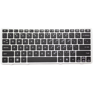 Toetsenbord voor HP Elitebook 2560p QWERTY US Zwart/Zilver