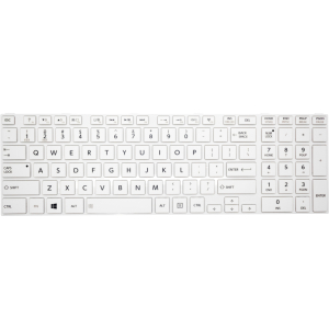 Replacement toetsenbord voor Toshiba Satellite C75-A Serie Wit