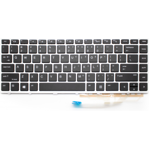 HP ProBook Toetsenbord US Qwerty met zilver frame