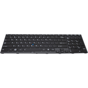 Toetsenbord voor Toshiba Tecra R850 US QWERTY Zwart met Pointerstick