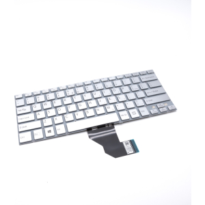 Keyboard voor Sony SVF14 QWERTY US Silver (Geen Frame)