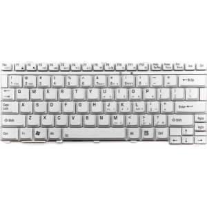 Replacement toetsenbord voor Toshiba Satellite U300 U305 US WERTY Zilver