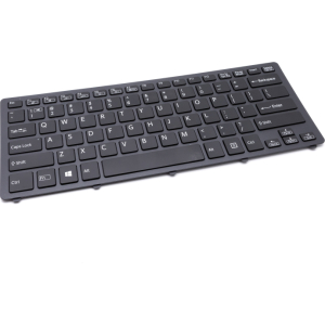 Replacement Keyboard voor Sony SVF14N QWERTY US Zwart (Met Frame + Backlit)