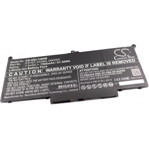 Replacement Accu voor Dell F3YGT 7.4v 7500mAh