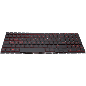 Replacement keyboard voor HP Omen 15-DC Serie QWERTY US Zwart rood, Backlit