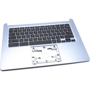 Replacement Palmrest Acer Chromebook 314 CB314 US QWERTY Zilver
