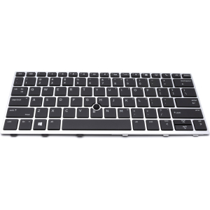 HP Elitebook 735 G5 Toetsenbord US QWERTY Zilver frame