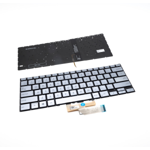 Replacement Asus toetsenbord UX462DA QWERTY US Zwart zonder frame Backlit