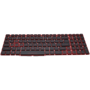 Keyboard voor Acer Nitro 5 AN515-54/55 QWERTY US Zwart/Rood Zonder Frame Backlit
