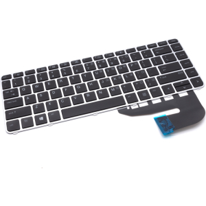 HP Elitebook Toetsenbord Silver QWERTY US