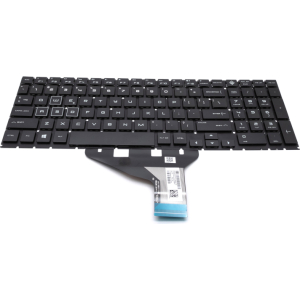 Replacement Toetsenbord HP Omen 15-DC Serie QWERTY US Zwart/Witte tekst, Backlit