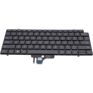 Replacement Toetsenbord voor o.a. Dell Latitude 7410 US QWERTY Backlit