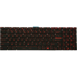 MSI Toetsenbord Zwart QWERTY US Rode verlichting en knoppen