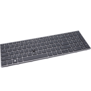 HP Zbook 15 G5/G6 Toetsenbord US QWERTY met zilver frame