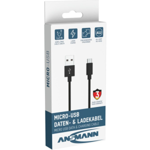 Ansmann USB-A naar Micro USB kabel 120 cm