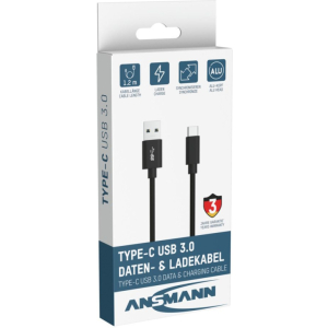 Ansmann USBC naar USB-A kabel 120 cm