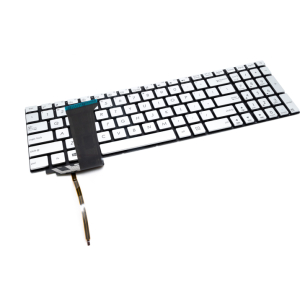 Asus N752VX Toetsenbord US QWERTY Zilver Backlit