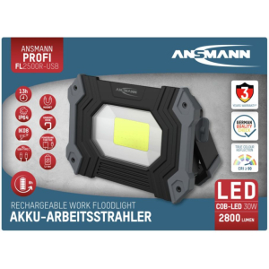 Ansmann Professionale Oplaadbare 30W LED werklamp