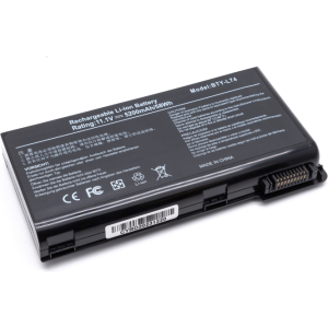 Replacement accu voor o.a. MSI CR620 (4400mAh)