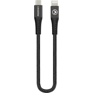 Mobilize Strong Nylon Cable Usb-C To Mfi Lightning 20Cm. 60W Black