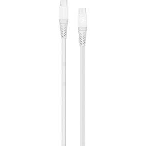 Mobilize Strong Nylon Cable Usb-C To Usb-C 2M. 100W White