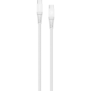 Mobilize Strong Nylon Cable Usb-C To Usb-C 1M. 100W White